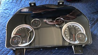 RAM 1500 7quot premium instrument cluster install [upl. by Acisse]