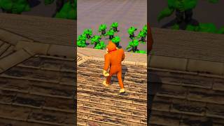 GTA 5  Mere Ghar Itne Sare Zombie Hulk 😱  shorts cartoon shortsviral shortvideos short [upl. by Fotinas366]