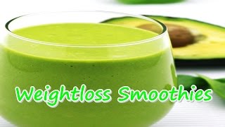 Weightloss Smoothies  Avocado Detox Smoothie Recipe [upl. by Peedus]