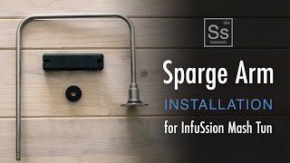 Sparge Arm Installation on InfuSsion Mash Tun [upl. by Naret]