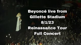 Beyoncé live from Gillette Stadium Full Concert [upl. by Nonnair135]