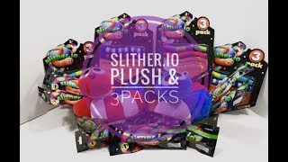 New Slitherio Plush and Mystery 3 Packs by Bonkers Toys [upl. by Airot342]