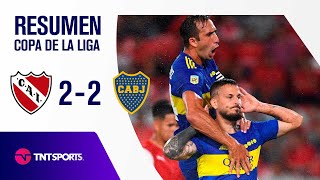 ¡El ROJO y El XENEIZE empataron bajo un un DILUVIO 🤝⛈️  Independiente 22 Boca  Resumen [upl. by Anaili]