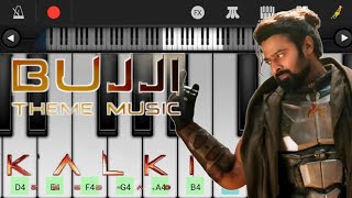 bujji theme in piano  kalki bujji bgm in piano  kalki bujji bgm KALKI 2898 ADwalk bandmelophile [upl. by Hallie]