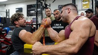 JORKIN IT  3 Weeks Out Armwrestling Prep  Shoulder Workout Vlog [upl. by Hanavas]