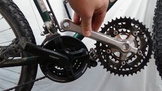 Crankset Removal amp Installation  Bike [upl. by Eitsud]