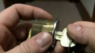 A demo of a Sargent mortise cylinder [upl. by Morly]