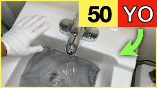 How to Clean a Bathroom Sink to a Shine in Two Steps 4K [upl. by Ophelia504]