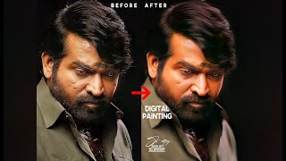 digital painting sumag simple mathod in photoshop editor tamil tutoriall [upl. by Anihcak158]