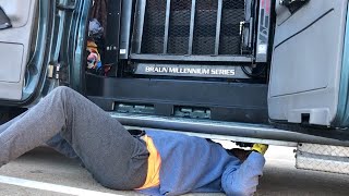 Van conversion Episode 1 Wheelchair lift removal [upl. by Odnalro]