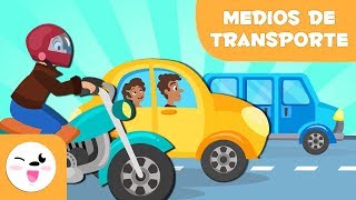 Medios de transporte de tierra para niños  Aprende palabras nuevas [upl. by Komsa]