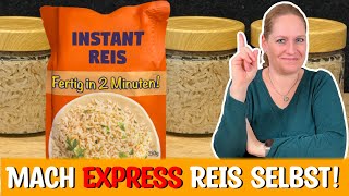 Expressreis adé So einfach machst Du Instant Reis selbst 🍚 🤗 [upl. by Komsa]