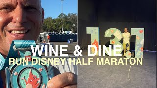 Rundisney Wine amp Dine Half Marathon Epic Experience  rundisney [upl. by Rex]