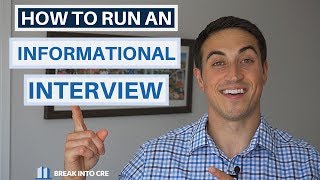 Informational Interview Questions  How To Run an Informational Interview in Commercial Real Estate [upl. by Giacopo213]