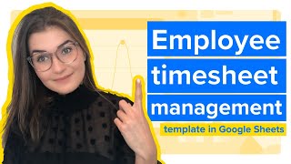 Employee timesheet template in Google Sheets [upl. by Prasad]