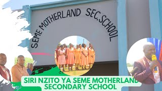 MGENI RASMI AFUNGUKA MAZITO KUHUSU SEME MOTHERLAND SECONDARY SCHOOL 2024 [upl. by Eyt]