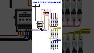 Distribution box wiring electrical electrician housewiring wiring domestic electrictrick358 [upl. by Retsev762]