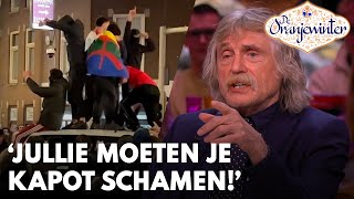 Johan spreekt rellende Marokkanen toe Jullie moeten je kapot schamen  DE ORANJEWINTER [upl. by Aharon804]