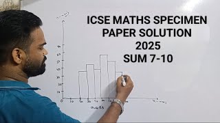 icse maths specimen paper solution 2025 icse mathematics specimen paper solved 2025 [upl. by Elahcar81]