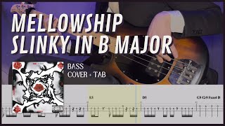 Mellowship Slinky in B Major  Red Hot Chili Peppers Bass Cover with Tab [upl. by Lynsey297]