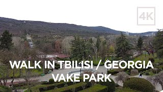 Walking tour in Tbilisi Georgia  Vake Park 4k [upl. by Hamaso]