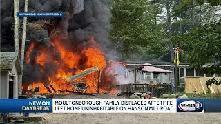 Moultonborough family displaced after fire left home uninhabitable on Hanson Mill Road [upl. by Hadnama]