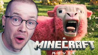 DanTDM Reacts to The Minecraft Movie Trailer [upl. by Bill]