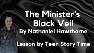 The Ministers Black Veil by Nathaniel Hawthorne Audiobook Read Aloud with Text on Screen [upl. by Tedmund]