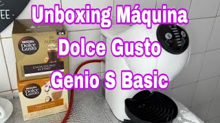 Cafeteira Expresso Dolce Gusto Genio S Basic Branca ArnoUnboxing [upl. by Narmak644]