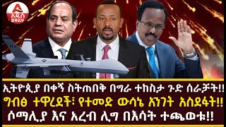 ኢትዮጲያ በቀኝ ስትጠበቅ በግራ ተከስታ ጉድ ሰራቻትግብፅ ተዋረደች፣ የተመድ ውሳኔ አንገት አስደፋት ሶማሊያ እና አረብ ሊግ በእሳት ተጫወቱ [upl. by Estey]