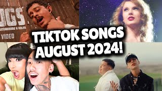 Top Trending Songs on TikTok  AUGUST 2024 [upl. by Rramed]