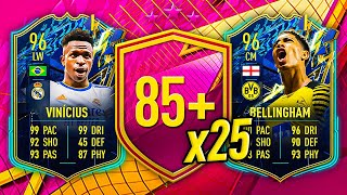 25x 85 x10 UPGRADE PACKS 🤑 FIFA 22 Ultimate Team [upl. by Deeas]