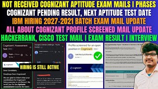 Not Received Aptitude Test Mail New Criteria  Cisco HackerRank Google IBM Test Interview Process [upl. by Didier119]