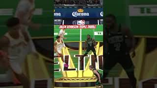 Jalen Johnson Triple Double 🥜🤯 nba gaming anime atlantasports basketball wwe shorts food [upl. by Foote819]