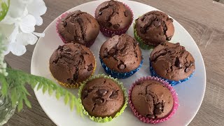 Easy chocolate muffin recipe [upl. by Biddick]