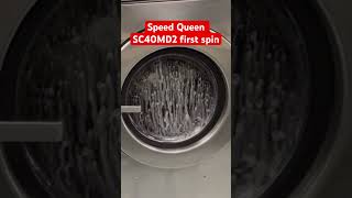 Speed Queen SC40MD2 first spin [upl. by Anit]