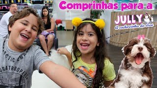 COMPRANDO ENXOVAL PARA A NOSSA CACHORRINHA [upl. by Merilee342]