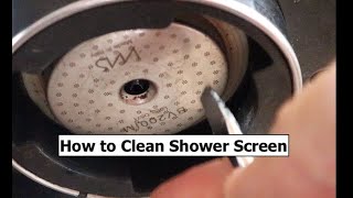 Breville Barista Pro  A guide to cleaning the Shower Screen [upl. by Ednalrim]