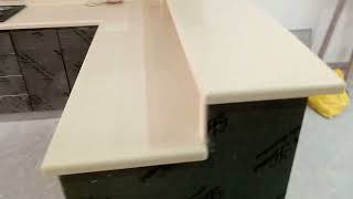 corian kitchen countertop all kinds of Corian works [upl. by Ayikal242]