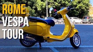 Around Rome on a Scooter—Prati to St Peters motorcycletour rome vespa [upl. by Nilac]