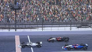 “What a Finish” iRacing Week 11 Dallara Formula iR C ClassFixed  Indianapolis [upl. by Eiliab]