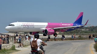 Skiathos Airport Summer 2024 Best bits Jetblast and low landings compilation Planespotting in 4K [upl. by Clayborne759]