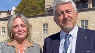 Paola Fioroni e Valerio Mancini Lega al G7 le loro dichiarazioni [upl. by Toh]