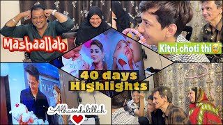 Ayzal 40 days ceremony ki highlights😍💃video dekke sab huwe emotional🙈🥺 kitni choti thi ayzal🥹 [upl. by Eissehc]