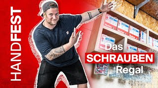 Handfest  DIY Schraubenregal für die Werkstatt  einfach schnell amp hochwertig [upl. by Leander]