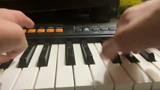 Tocando el piano en tiempo real [upl. by Cinemod]