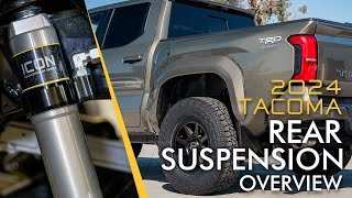 2024 Tacoma Rear Suspension Overview  25 Shock Absorbers 2024Tacoma 2024ToyotaTacoma [upl. by Harle852]