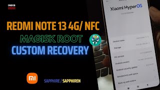 Redmi Note 13 4G  Root Using Magisk amp Custom Recovery [upl. by Geibel71]