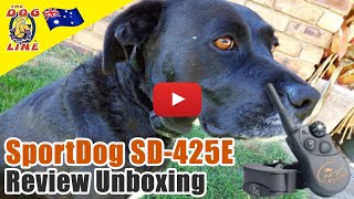 Dog Training Collar Review  Sportdog SD425E Training Collar Unboxing [upl. by Boyse]