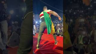 Reug Reug on stage getting mobbed by thousands of fans in Senegal 🇸🇳 onechampionship [upl. by Otrebmal]